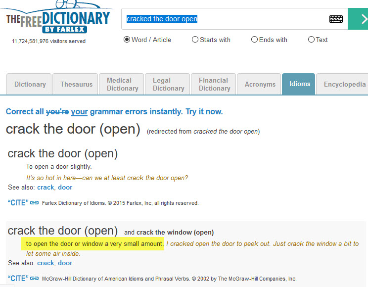 door